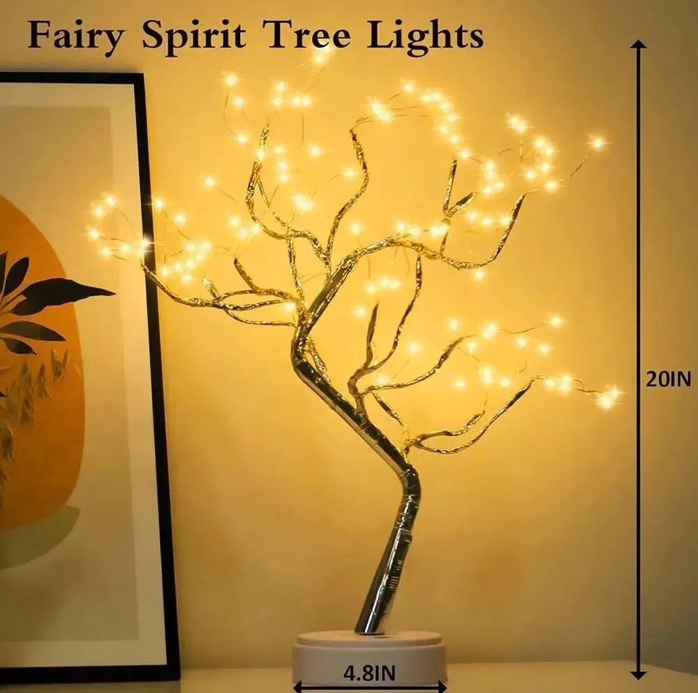 20in Decorative LED Fairy Spirit Tree‎ Lamp with Remote Control